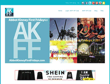 Tablet Screenshot of abbotkinneyfirstfridays.com